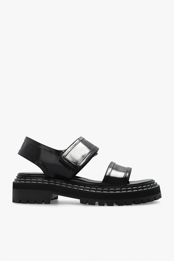 womens proenza schouler designer Leather sandals Proenza